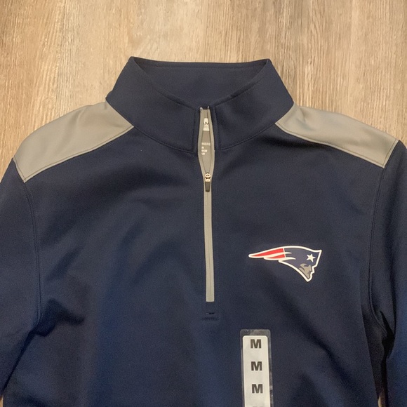 Patriots Quarter zip up NWT - Picture 2 of 5